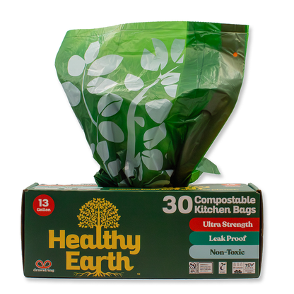 Healthy Earth 13 Gallon Compostable Trash Bags