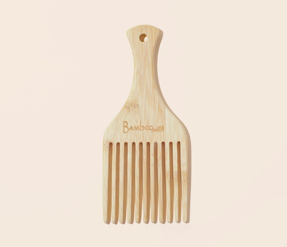 bamboo hair pick