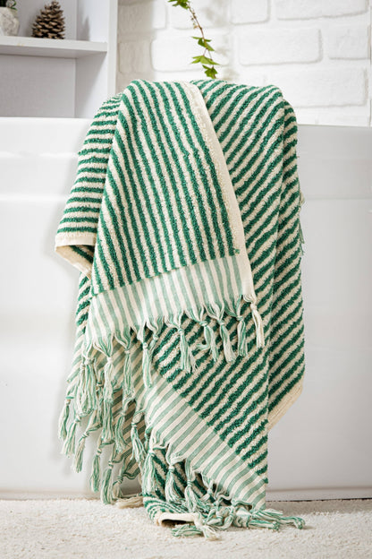 Striped Hand Towel Rainbow