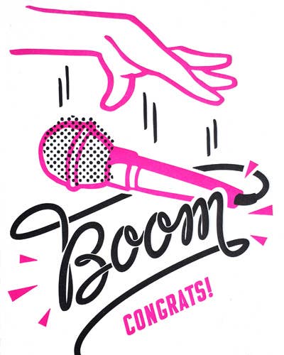 Good Paper - Mic Boom Congrats