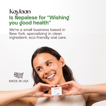 Kaylaan –Fluoride Toothpaste Tablets Refill| Mint |90 Count