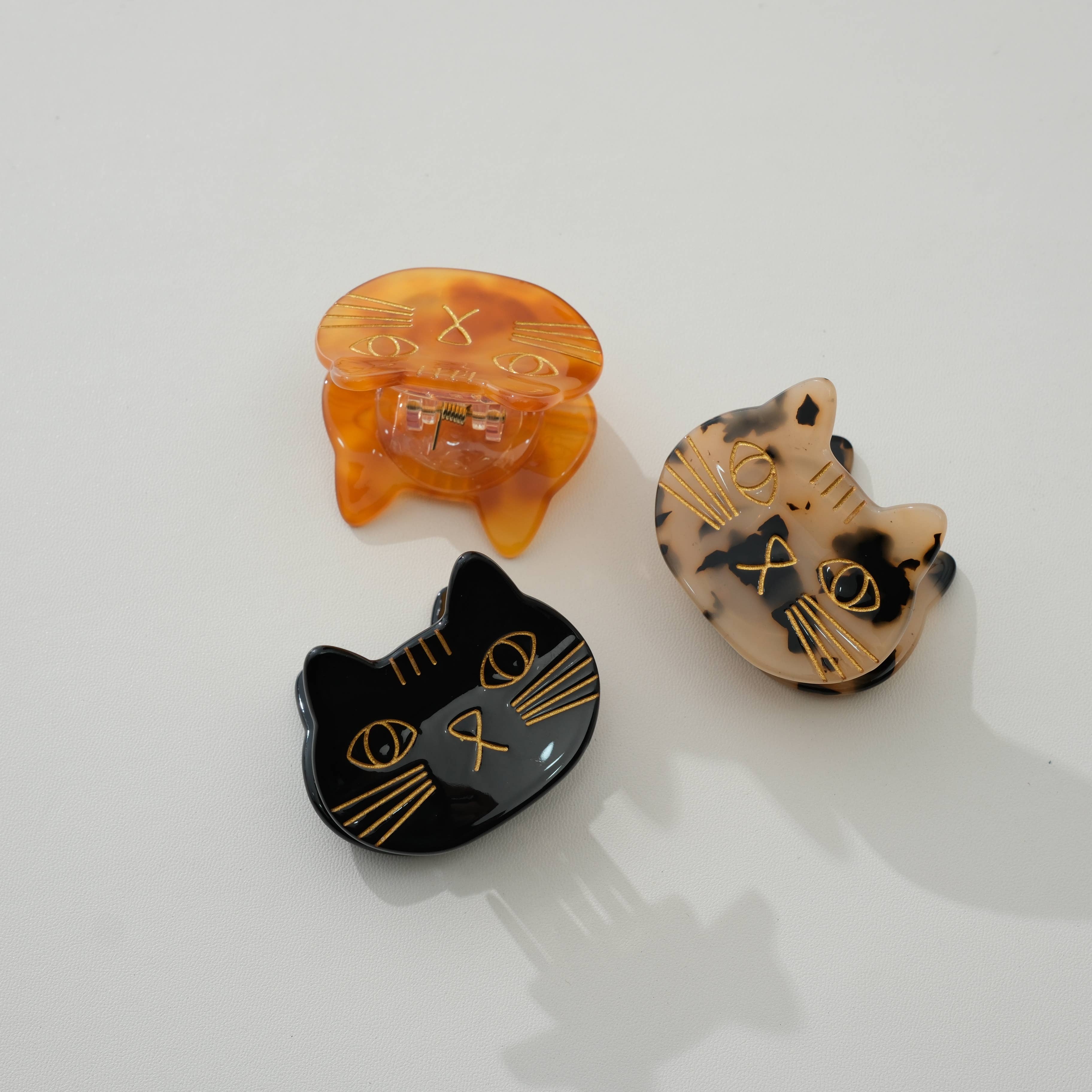 Ginger Cat Claw Clip - Small