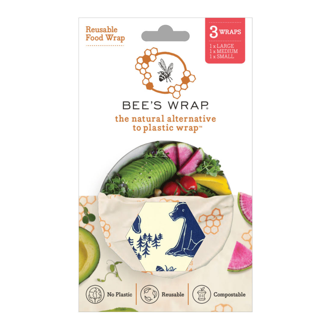 Assorted 3 Pack - Bees &amp; Bears