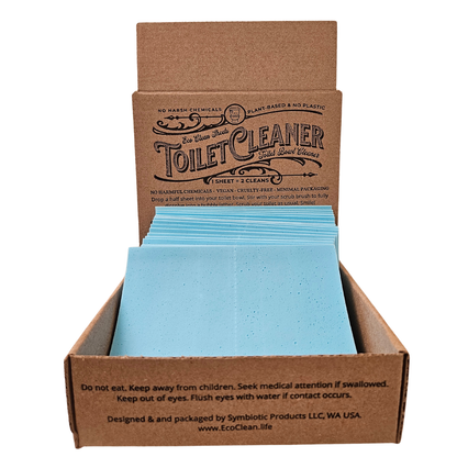 Toilet Bowl Cleaner Sheets | Retail or Bulk Display | 100