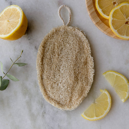 Double Layer Large Natural Loofah Sponge