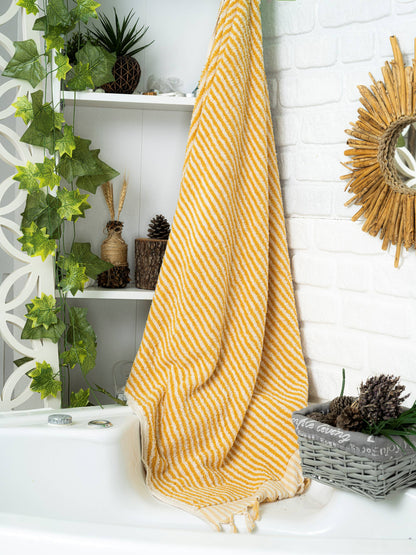 Striped Hand Towel Rainbow