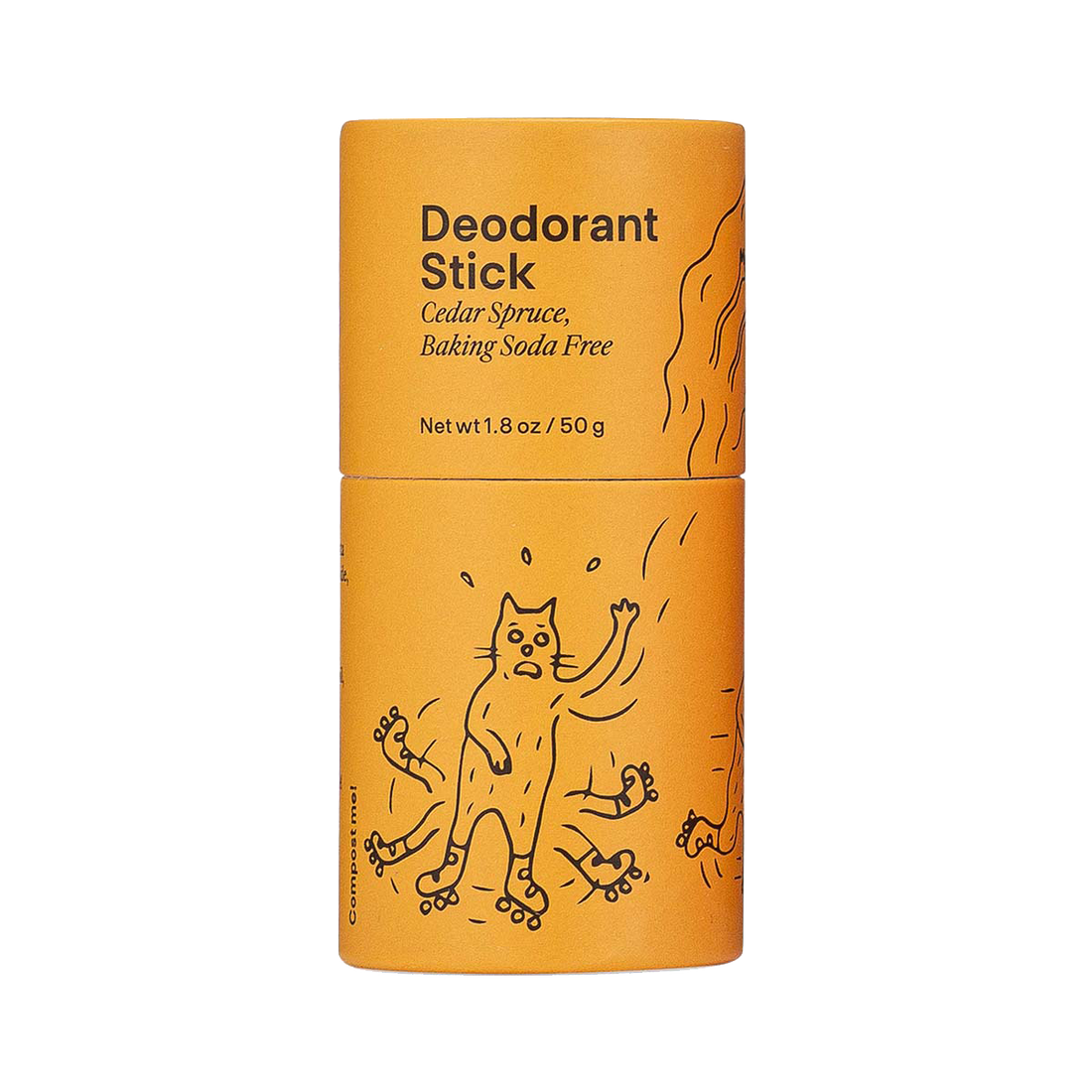 Cedar Spruce Baking Soda Free Deodorant Stick