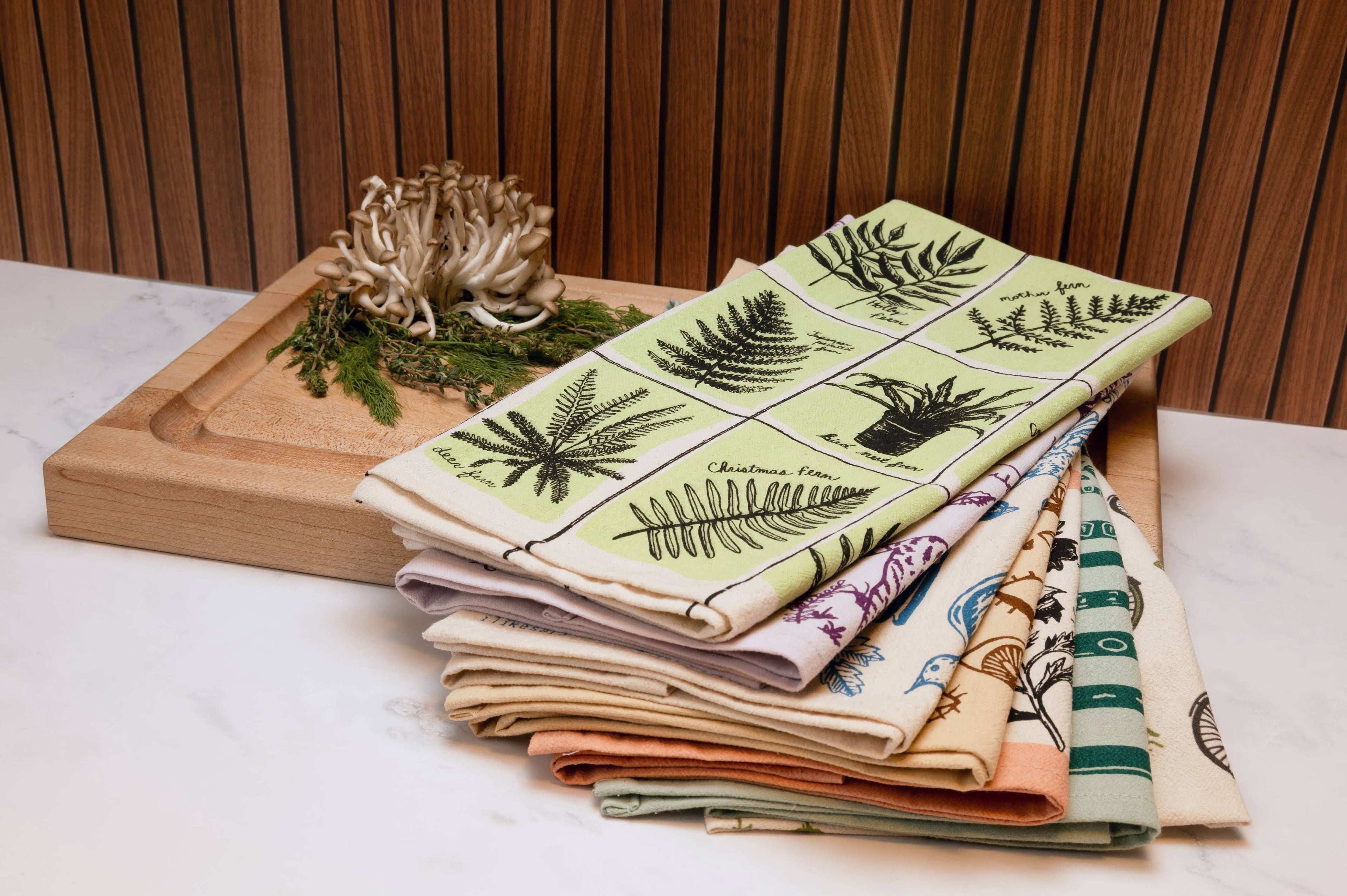 Tea towel | serpent path - cotton flour sack snake kitchen dish cloth