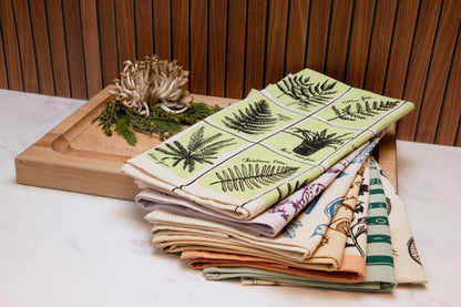 Tea towel | serpent path - cotton flour sack snake kitchen dish cloth