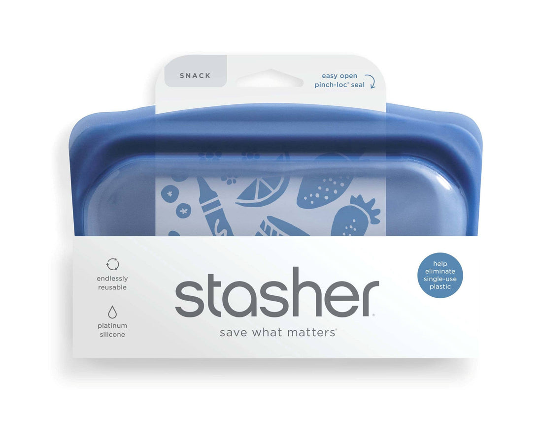 Snack-sized Stasher Bag: Deep Ocean