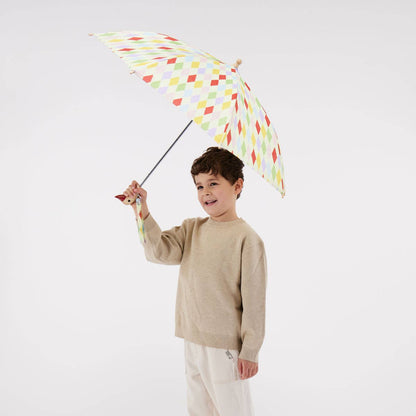 Harlequin Print Kids Eco-Friendly Duckling Umbrella