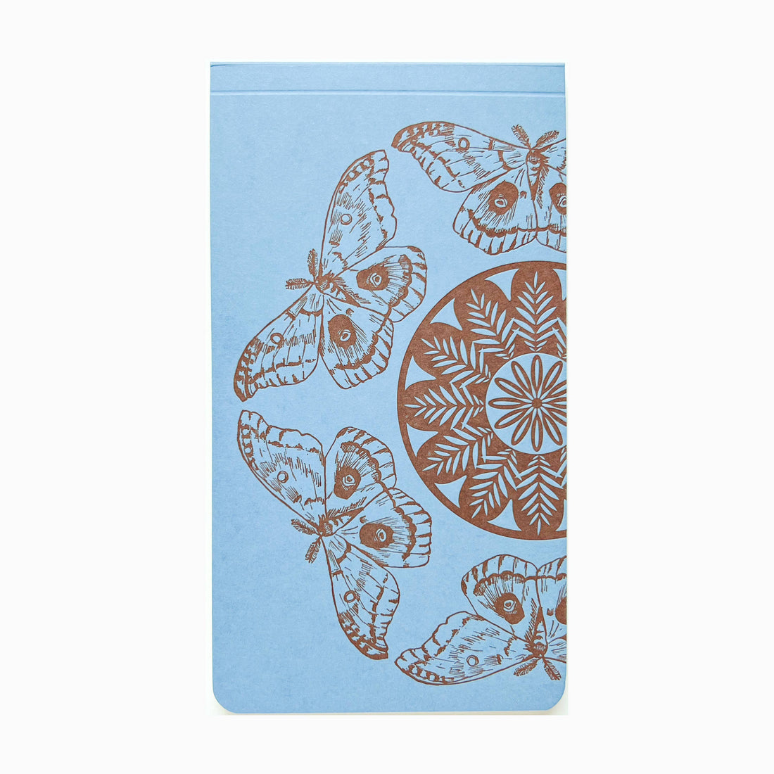 Polyphemus moth pattern jotter notepad