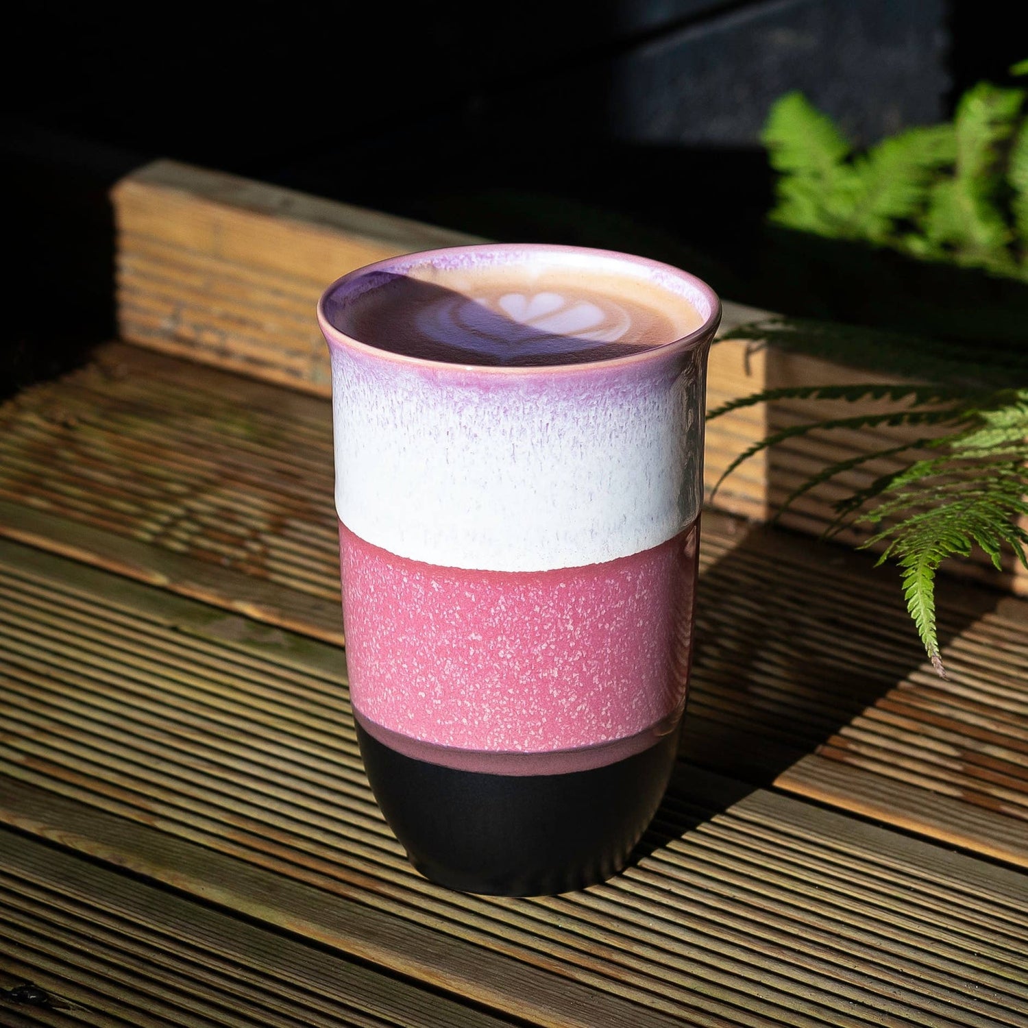 Eclipse 12oz Ceramic Travel Mug – (Includes Lid &amp; Band)