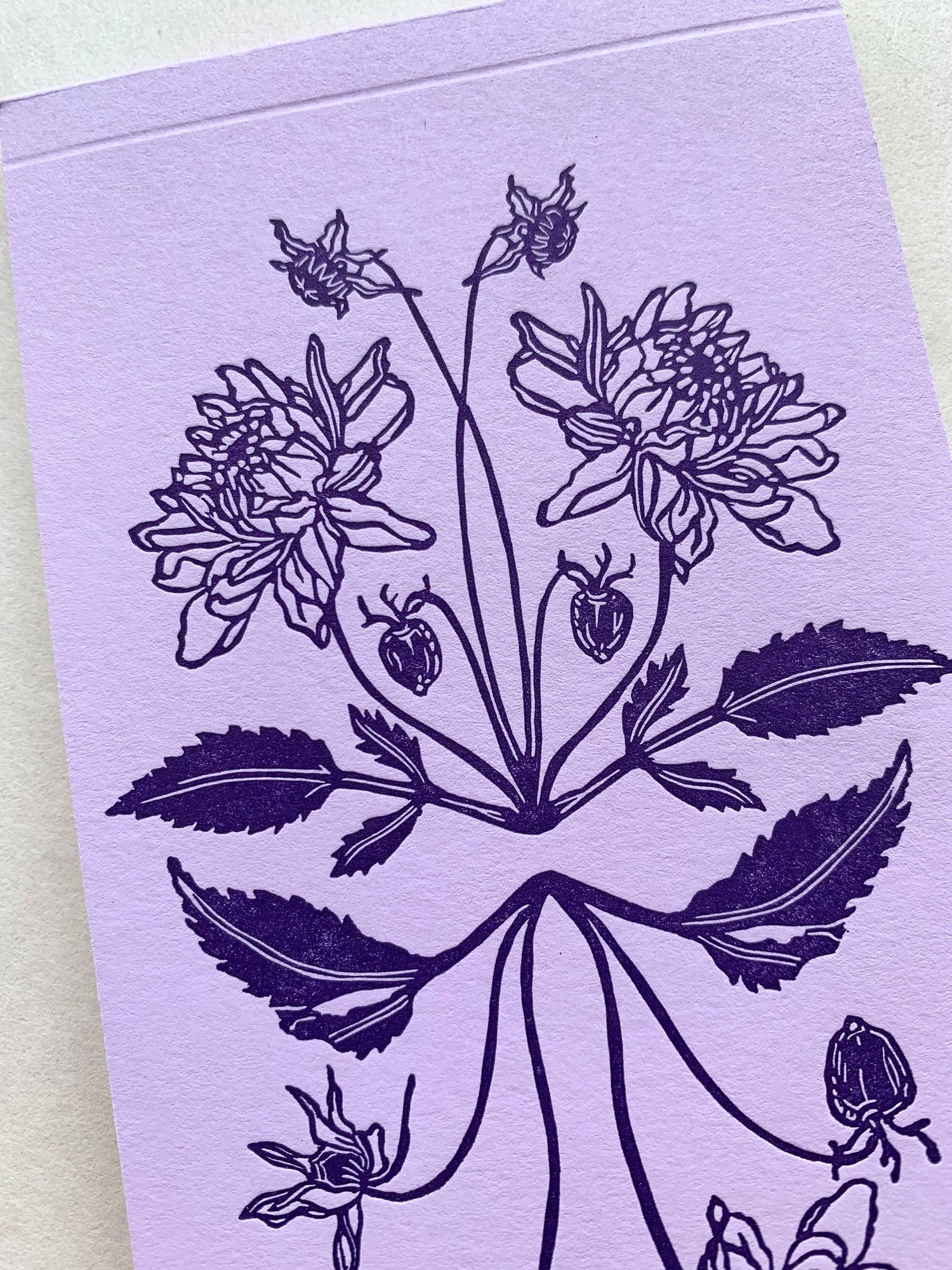 Botanical pattern jotter notepad