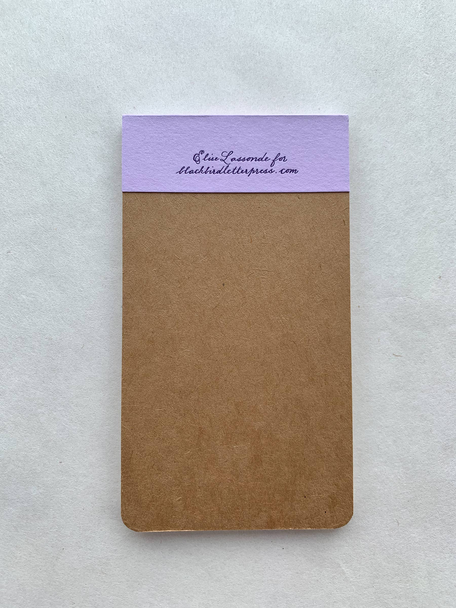 Botanical pattern jotter notepad