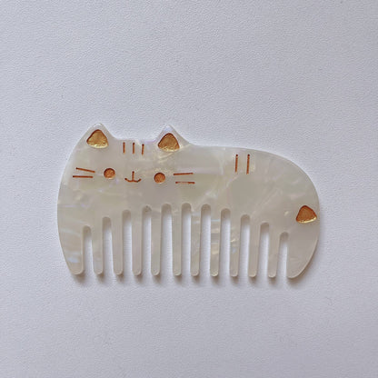 Cute Cat Wide Tooth Comb - Mini