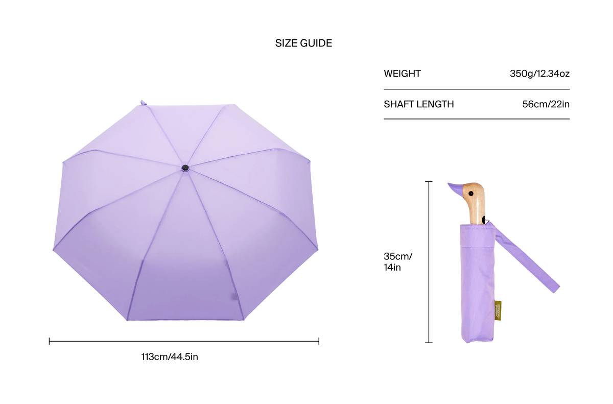 Macaron Lilac Eco-Friendly Duckhead Umbrella