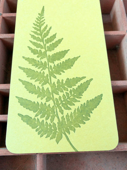 Fern jotter notepad