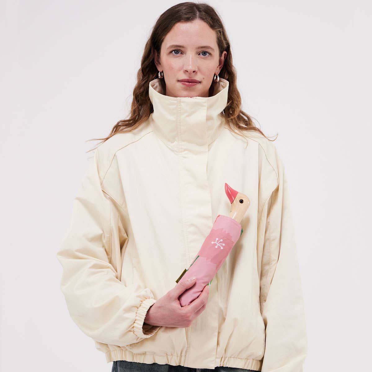 Powder Pink Eco-Friendly Duckhead Umbrella