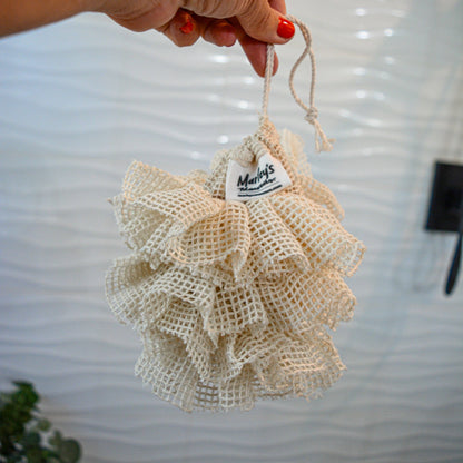Soap Saver Pouf: Organic Cotton