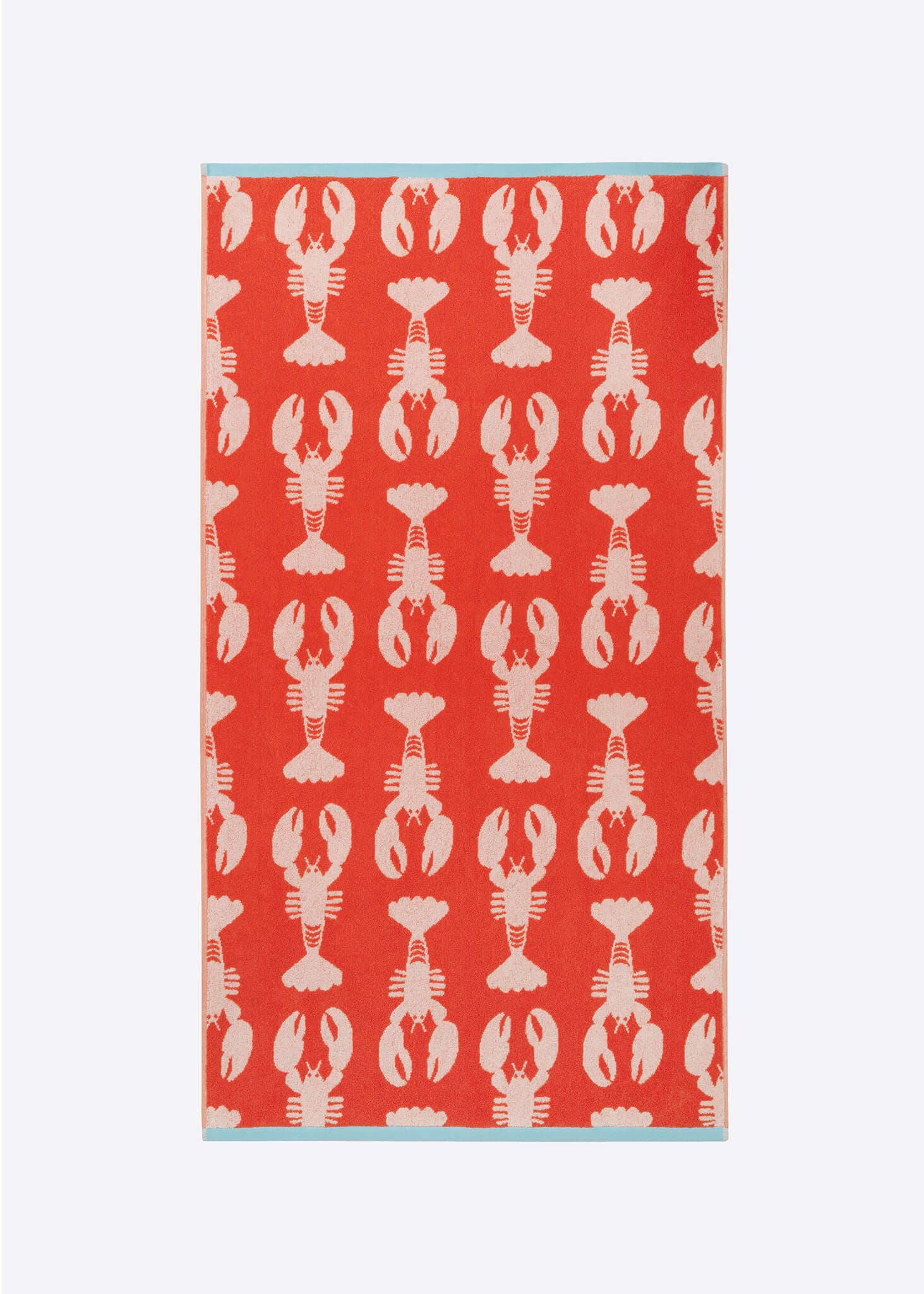 Anorak Lobster Organic Cotton Hand Towel