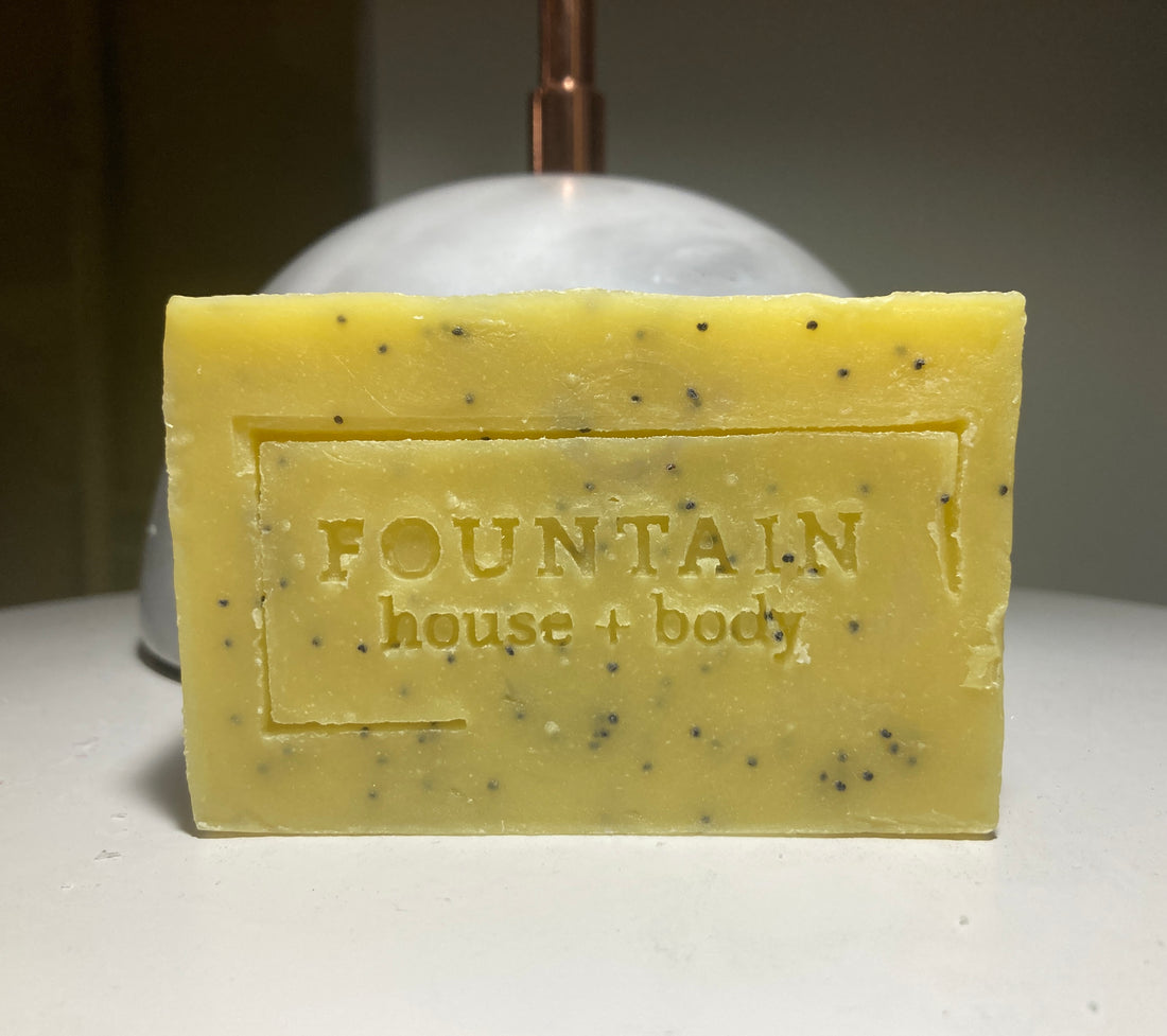 Lemon Poppy Seed Bar Soap