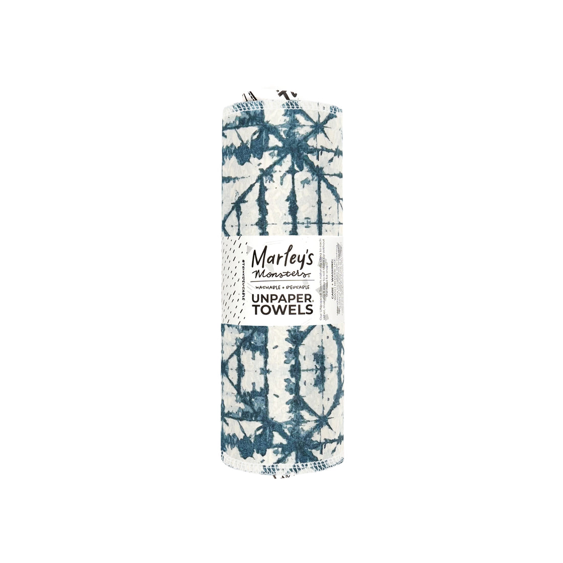 UNpaper Towels: Indigo Shibori - 12 count
