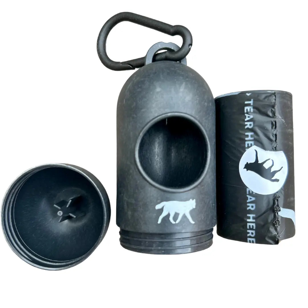 Romng Bamboo Dog Waste Bag Dispenser