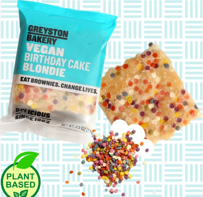 Vegan Birthday Cake Blondie