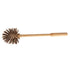 wooden-handled toilet brush