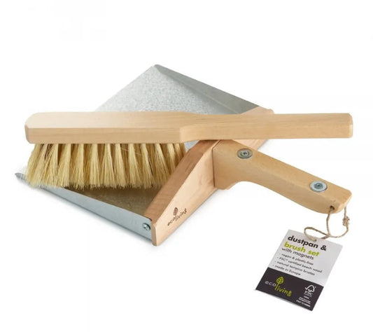 Brush and Dustpan Set with Magnets
