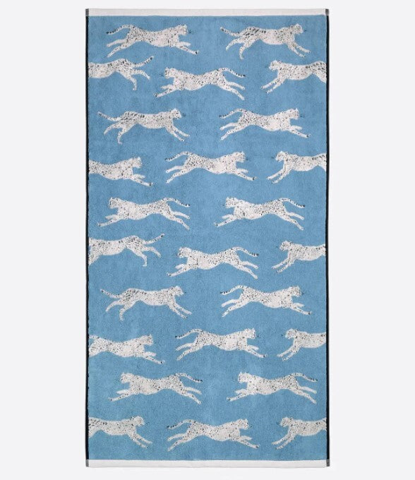 Leaping Leopards Organic Cotton Bath Mat