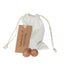 cedar wood balls, light brown